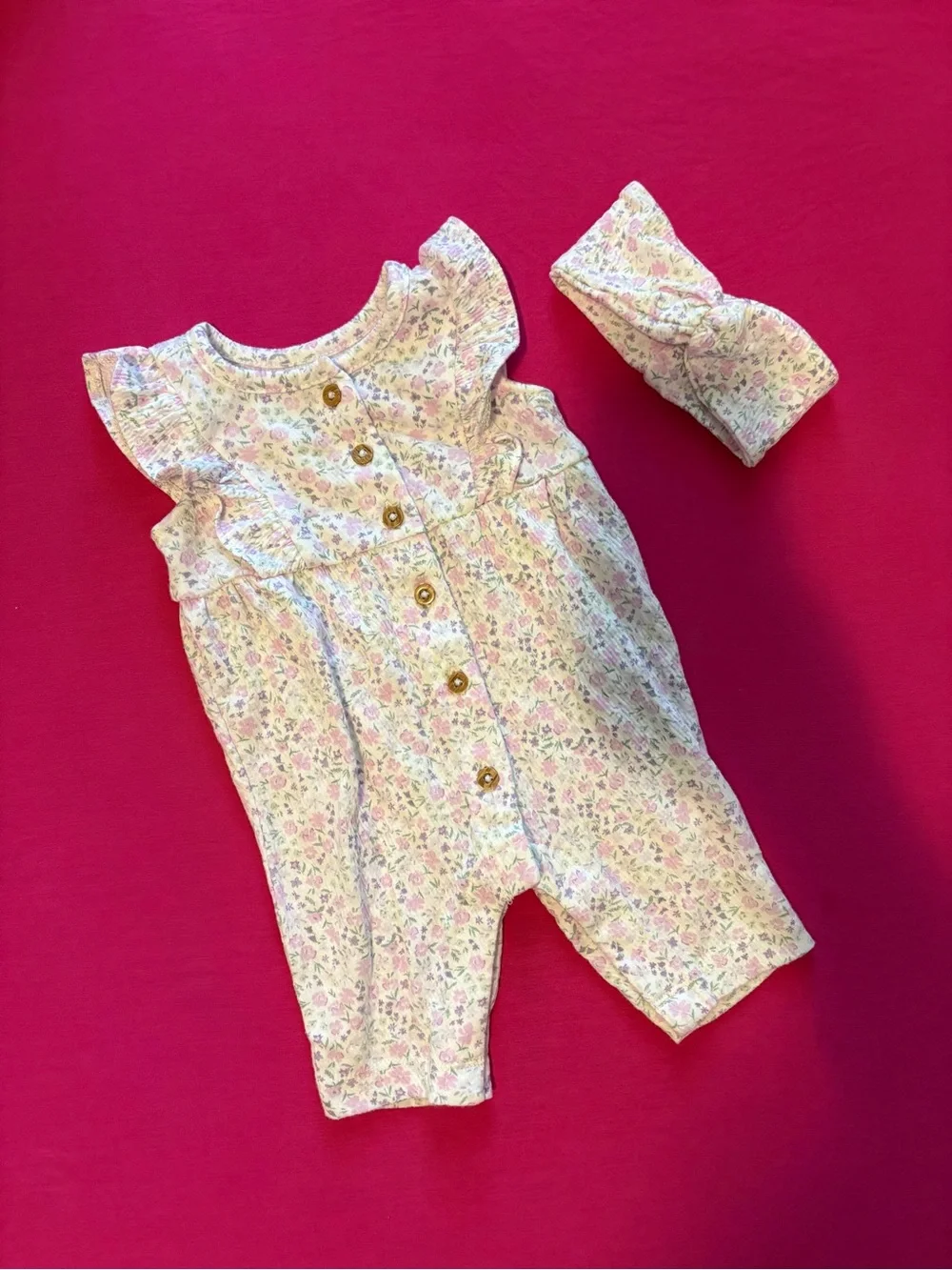 Carter’s Romper with Matching Headband